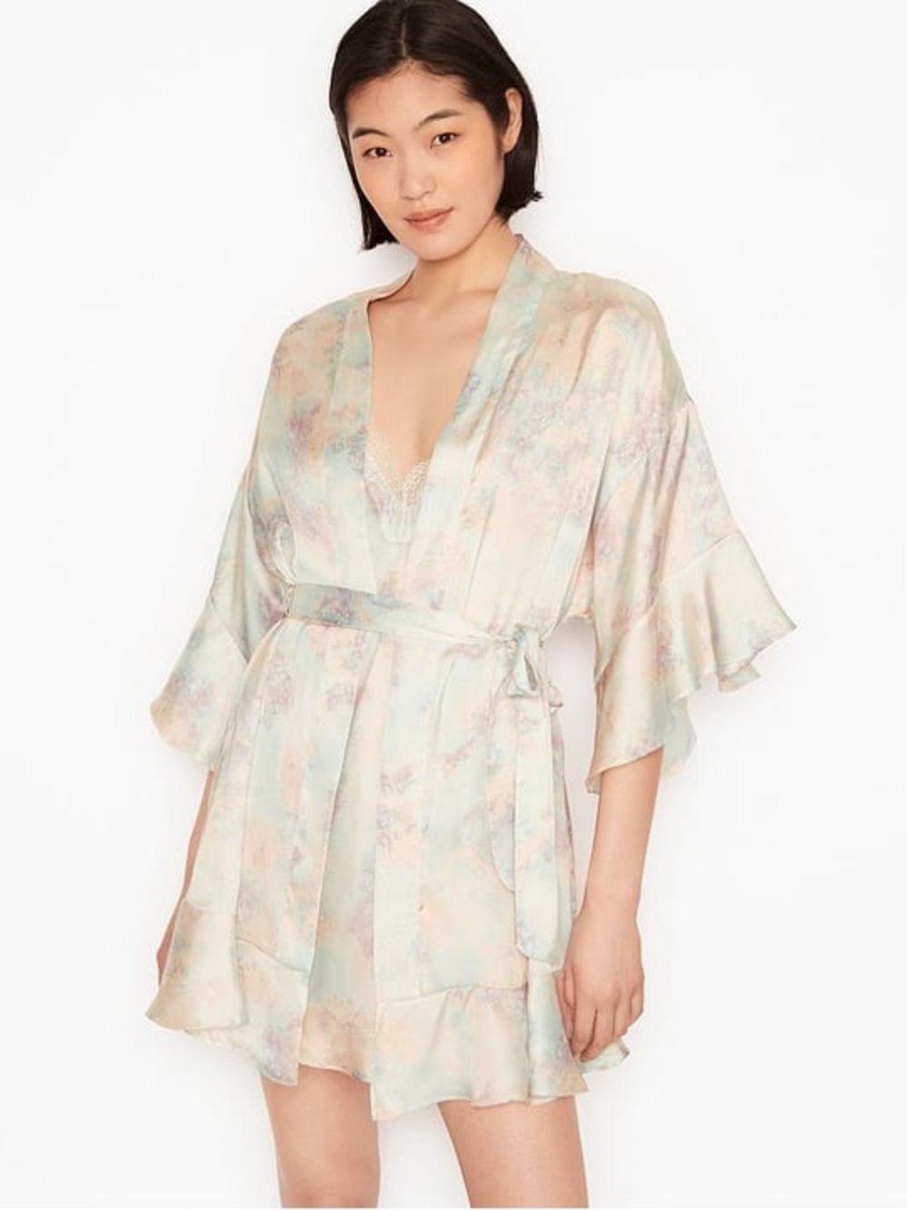 Victoria’s Secret Floral Flouncy Robe